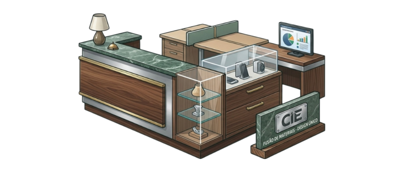 Mobiliario profissional e corporativo